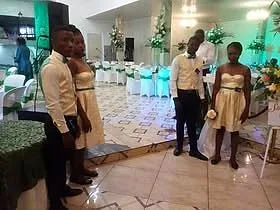 Cortège aux couleurs du mariage
